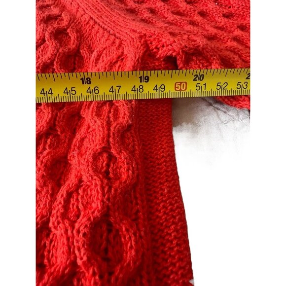 J Crew textured pullover Sweater, Red, Size XL - Picture 5 of 8